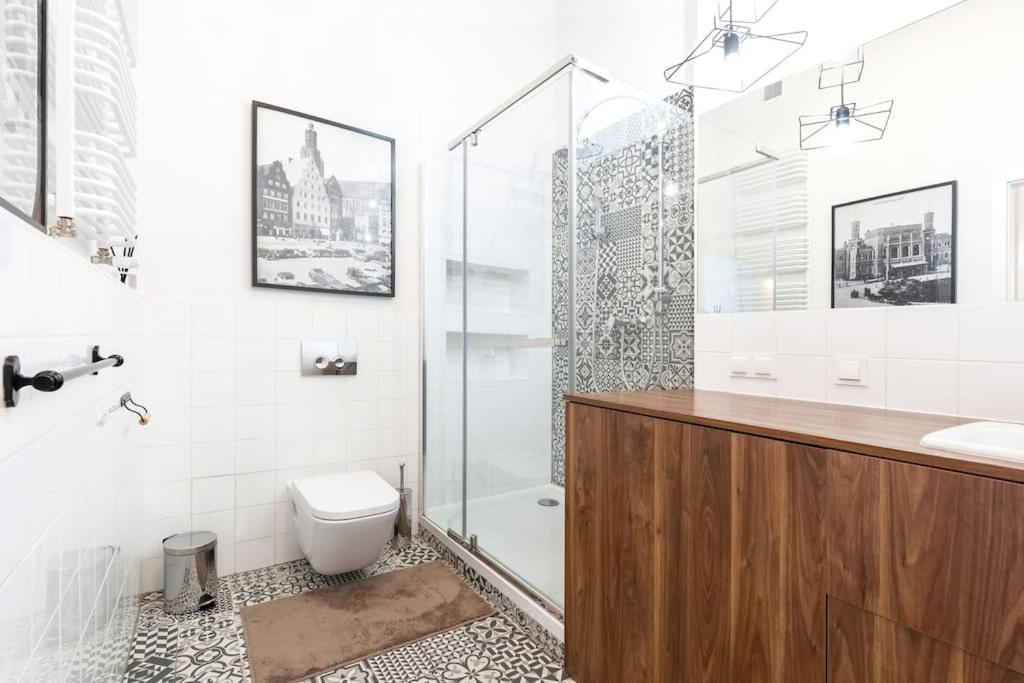 Wyjatkowy Apartament Na Rynku Wrocław Kültér fotó